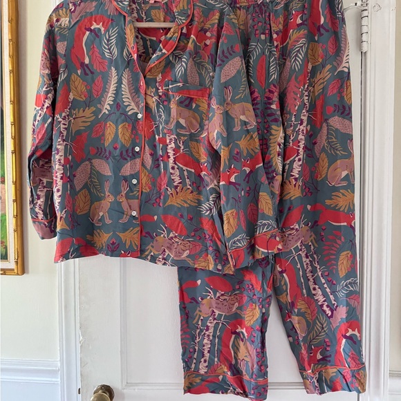 Powder Pajamas Set Colorful Animal Print Pajama Set - Picture 10 of 16